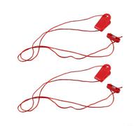 Zilimontt Lot de 2 clés de sécurité magnétiques de rechange pour tapis de course - Pour la plupart des marques y compris Proform - Plastique ABS - 15 x 40 mm et 17 x 42 mm - Clés d'arrêt