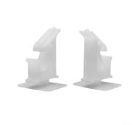 Zilimontt Lot de 2 clips de panneau arrière de siège avant pour Prado 2,7 L/3,0 L/4,0 L et GX400/GX460 - Clip de fixation de rechange OEM (71769-60040), blanc