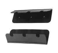 Zilimontt Lot de 2 crochets gonflables en PVC pour siège de bateau pneumatique - Accessoires de pêche compatibles avec les bateaux en caoutchouc avec patchs de retenue de siège pour (noir)