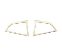 Zilimontt Lot de 2 enjoliveurs chromés pour boutons de volant Mokka 2013-2016, cadre décoratif en acier inoxydable