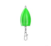 Zilimontt Lot de 2 flotteurs de contrôle de la carpe en polypropylène léger pour pêche à la carpe et à la truite, positionnement précis des appâts, vert, tailles (4,1 g)