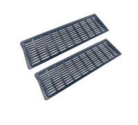 Zilimontt Lot de 2 housses de grille d'aération pour modèle 3 et modèle Y, grille de protection sous le siège, plastique ABS noir mat, compatible avec les aérations de siège arrière, sans outils