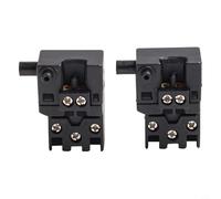 Zilimontt Lot de 2 interrupteurs de rechange 651923-1 pour scies à onglets, composants d'outils électriques en métal et en plastique compatibles avec les modèles Makita 5903R, 5103R, 5143R, UC3530A