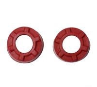 Zilimontt Lot de 2 manchons de roulement en caoutchouc de 22 mm de diamètre extérieur 18 mm ID compatibles avec marteau perforateur rotatif Bosch GBH2-26 - Pièces rouges et vertes pour remplacement