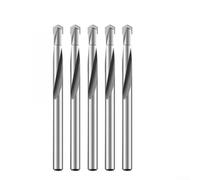 Zilimontt Lot de 2 ou 5 forets en carbure pour acier inoxydable, alliage M35, diamètre de 3 à 12 mm, pointe de 135 degrés, compatible avec perceuses électriques et tours, lot de 2 ou 5 pièces (5 mm)