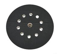 Zilimontt Lot de 2 patins de rechange pour ponceuse à cloison sèche de 210 mm avec filetage de 14 mm et motif à 10 trous pour ponceuses sans poussière, compatible avec câble Porta, disque de ponçage