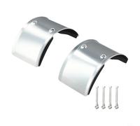 Zilimontt Lot de 2 plaques incurvées en alliage d'aluminium pour remplacer les piliers de cloison sèche, les accessoires de pilier, peuvent être utilisés pour le plâtrage, la peinture, le câblage, la