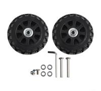 Zilimontt Lot de 2 roues de rechange pour valises et chariots à bagages en plastique compatibles avec la plupart des valises, dimensions 77 x 26 mm/80 x 29 mm/(80 mm x 29 mm)