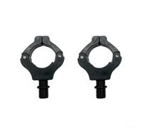 Zilimontt Lot de 2 supports magnétiques pour canne à pêche avec filetage 3/8 pour capsules et buzz pour barres, convient aux cannes de moins de 23 mm de diamètre, matériau carbone durable, (noir)
