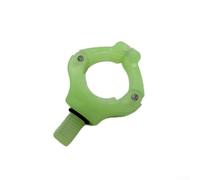 Zilimontt Lot de 2 supports magnétiques pour canne à pêche avec filetage 3/8 pour capsules et buzz pour barres, convient aux cannes de moins de 23 mm de diamètre, matériau carbone durable, (lumineux)