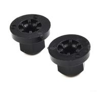 Zilimontt Lot de 20 écrous en plastique avec bague pour E36 E39 E46 E60 E61 E65 E90 E91 X3 pour X5 et modèles X5 - Matériau en nylon, trou de 4,5 mm, filetage auto-coupant, noir