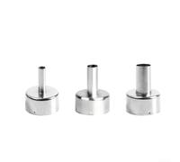 Zilimontt Lot de 3 buses de soudage en acier inoxydable pour station de soudure à air chaud 858/858D/868/868D, pointes de rechange de 5 mm, 8 mm, 10 mm, 3 pièces multifonctions
