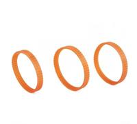 Zilimontt Lot de 3 courroies d'entraînement pour rabot électrique 238 mm de circonférence 9,6 mm de largeur en polyuréthane compatible avec Makita 1900B 225007-7 N1923BD FP0800 KP0810C