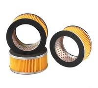 Zilimontt Lot de 3 éléments filtrants de compresseur de forme d'utilisation 51 mm avec garniture en métal 106 x 75 x pour cylindre industriel pneumatique