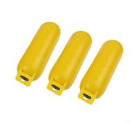 Zilimontt Lot de 3 housses de protection étanches IP44 pour rallonge de câble électrique, boîtier ABS résistant aux intempéries pour les vacances, joint d'étanchéité de sécurité (jaune)