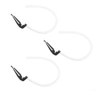 Zilimontt Lot de 3 tubes de recharge de toilettes et pince de rechange compatibles avec les vannes de remplissage Fluidmaster 100/200/200A/400 A - Construction en plastique caoutchouc durable pour la