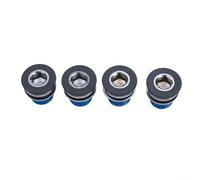 Zilimontt Lot de 4 boulons de bras de manivelle pour pédalier ISIS M15 en acier avec douille hexagonale de 8 mm, pièces de rechange antirouille pour vélo électrique et la plupart des vélos électriques