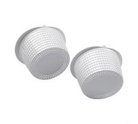 Zilimontt Lot de 4 écumoires de piscine avec porte et panier compatibles avec les écumoires automatiques Hayward SP1091LX SP1091WM - Construction en ABS blanc pour hors sol et creusée