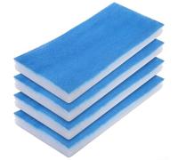 Zilimontt Lot de 4 filtres à air remplaçables pour cabine de pulvérisation pour salles de peinture, 40 x 18,5 x 1,5 cm, filtre d'échappement à courant descendant, purification de l'air double couche