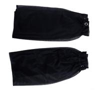 Zilimontt Lot de 4 pare-soleil latéraux de voiture avec design en maille pliée et ventouses, noir, 70 x 50 cm pour la plupart des véhicules