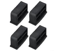 Zilimontt Lot de 4 pieds de sécurité de rechange antidérapants en caoutchouc pour échelles télescopiques d'intérieur et d'extérieur 60 x 22 mm