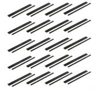 Zilimontt Lot de 40 connecteurs de carte de rupture de 2,54 mm, ensemble d'en-tête à 40 broches mâle et femelle, broches à souder ignifuges à haute température pour circuit imprimé et électronique