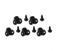 Zilimontt Lot de 5 écrous d'extension de protection inférieure du moteur WHT003491 compatibles avec ID, pour Arteon et pour modèles Aero - Matériau ABS, noir