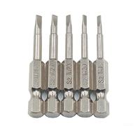 Zilimontt Lot de 5 embouts de tournevis magnétiques à tête triangulaire avec tige hexagonale de 1,9 cm, alliage d'acier de 50 mm pour perceuses électriques, TA1.8/TA2.0/TA2.3/TA2.7/TA3.0 mm