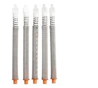 Zilimontt Lot de 5 filtres de pulvérisation sans air 60/100 maille pour pulvérisateur SG10 et SG1-EF, maille en acier inoxydable avec construction en plastique renforcé, haute précision de filtrage