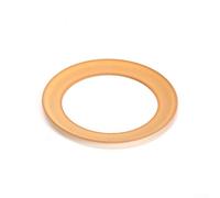 Zilimontt Lot de 5 pistons en caoutchouc pour bagues 550 W/1100 W/1500 W - Compresseurs d'air silencieux - Bagues haute résistance à l'usure (550 W)