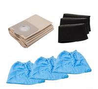 Zilimontt Lot de 5 sacs à poussière pour aspirateurs secs et humides TC-VC 1820, TC-VC 1820 SA, TC-VC 1812 S, TC-VC 1815, sac à poussière en mousse filtrante