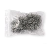 Zilimontt Lot de 500 agrafes à chaud 0,6/0,8 mm pour soudure plastique et réparation de pare-chocs de voiture, clous prédécoupés en acier inoxydable 304, compatibles avec divers matériaux plastiques