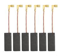 Zilimontt Lot de 6 balais de carbone 6,2 x 11,2 x 29 mm pour tronçonneuse McCulloch 2200 X73 compatible avec Flymo Woodshark 350 400 D94 Carbon Motor Repair Set