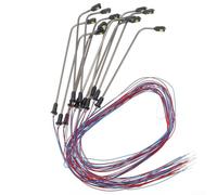 Zilimontt Lot de 6 ou 12 lumières de chemin de fer pour décoration de jardin et paysage avec hauteur réglable et plage de tension de 3 V-12 V (lumière unique de 5,5 cm) (12 pièces)