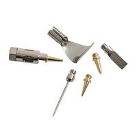Zilimontt Lot de 6 pointes de fer à souder à gaz de type stylo pour HS-1115K - Métal de haute qualité, buses remplaçables pour les tâches de soudage sans fil, de fusion et de soudure