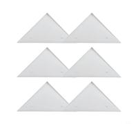 Zilimontt Lot de 6 protections d'angle pour table de babyfoot en intérieur - 230 x 230 x 20 mm - Blanc et vert - Protection résistante à l'usure pour bords de table (blanc)
