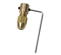 Zilimontt Lot de 7 mini adaptateurs de mandrin de serrage en laiton 0,5-3 mm pour outils rotatifs d'arbre de moteur, comprend 2,35 mm, 3,17 mm, 4,05 mm, 5,05 mm et petite clé, compatible (5,05 mm)