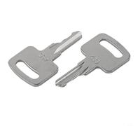 Zilimontt Lot de 8 clés d'allumage 455 compatibles avec les équipements de machines de construction lourdes tels que les chariots élévateurs et les ascenseurs, fer durable pour équipement de rechange