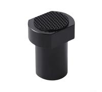 Zilimontt Lot de 8 tables à trous en alliage d'aluminium pour le positionnement des chiens de 20 mm, 19 mm, finition anodisée, banc de 8 trous compatibles (19 mm, noir)