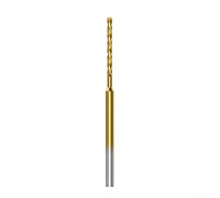 Zilimontt Lot de mini forets de précision de 0,6 à 2,2 mm avec tige de 2,35 mm pour HSS, longueur 50 mm, 10 tailles pour la gravure, la fabrication de bijoux, l'ambre, les perles et les projets de