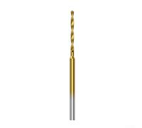 Zilimontt Lot de mini forets de précision de 0,6 à 2,2 mm avec tige de 2,35 mm pour HSS, longueur 50 mm, 10 tailles pour la gravure, la fabrication de bijoux, l'ambre, les perles et les projets de