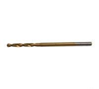 Zilimontt Lot de mini forets de précision de 0,6 à 2,2 mm avec tige de 2,35 mm pour HSS, longueur 50 mm, 10 tailles pour la gravure, la fabrication de bijoux, l'ambre, les perles et les projets de