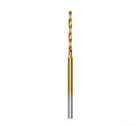 Zilimontt Lot de mini forets de précision de 0,6 à 2,2 mm avec tige de 2,35 mm pour HSS, longueur 50 mm, 10 tailles pour la gravure, la fabrication de bijoux, l'ambre, les perles et les projets de