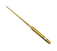 Zilimontt Lot de tiges de meulage en émeri avec tige de 3 mm pour mini perceuse rotative, perçage, polissage du verre, jade et pierre, plaqué titane de précision (B)