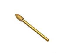 Zilimontt Lot de tiges de meulage en émeri avec tige de 3 mm pour mini perceuse rotative, perçage, polissage du verre, jade et pierre, plaqué titane de précision (C)