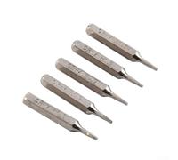 Zilimontt Lot d'embouts de tournevis hexagonaux H0,7 H0,9 H1,3 H1,5 H2 H2,5 H3 H3,5 H4, longueur 28 mm, tige hexagonale de 4 mm, acier haute résistance, magnétique, compatible avec les appareils