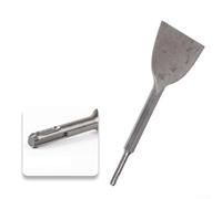 Zilimontt Marteau électrique à tige ronde - Burin plat pour SDS Plus - Outil de démolition en acier robuste pour maçonnerie, brise-béton pour construction, sol, carrelage (100 mm)