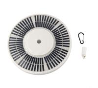 Zilimontt Mât de drapeau solaire avec 128 LED super lumineuses, panneau solaire de 3,6 W et batterie au lithium de 2500 mAh pour la plupart des mâts de drapeau de 4,6 à 7,6 m, étanche IP55 pour jardin