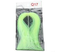 Zilimontt Matériau de fixation à la mouche torsadée en spirale de 5 g, ligne UV brillante pour pêche à la mouche, serpentins, saumon, truites arc-en-ciel et mouches d'eau de mer, fibre synthétique