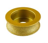 Zilimontt Meule profilée brasée sous vide à sec 74 mm pour bord pour marbre, granit, quartz, pierre, carrelage, verre, béton, mur, bordure de sol, compatible avec angle de 100 mm (20 mm)